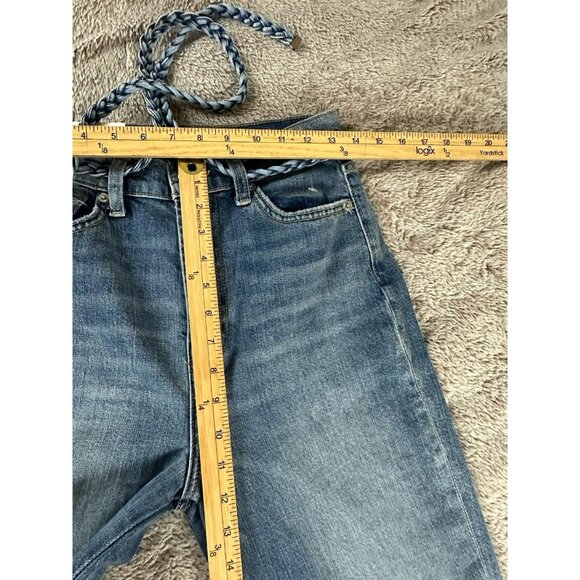 7 For All Mankind Megaflare Womens Jeans Medium Wash High Rise Size 27 NEW NWT - Picture 9 of 16